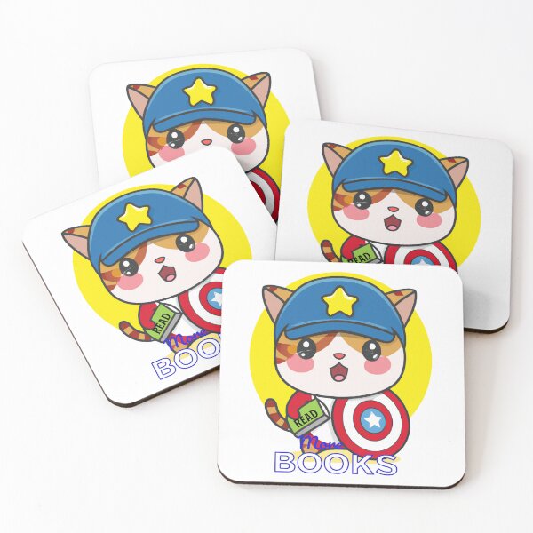 Item preview, Super reading hero cat designed and sold by Josephine Mulholland.