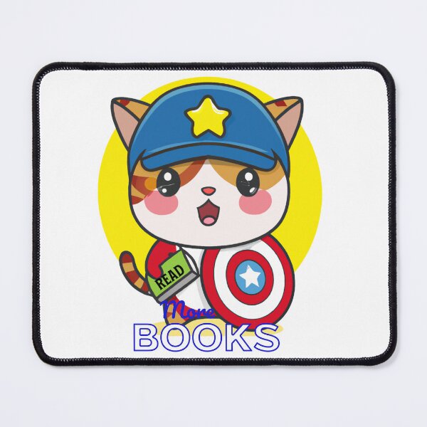 Item preview, Super reading hero cat designed and sold by Josephine Mulholland.
