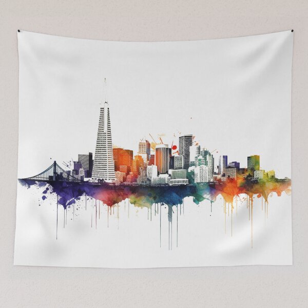 Item preview, San Francisco Skyline designed and sold by AndrewWorld.