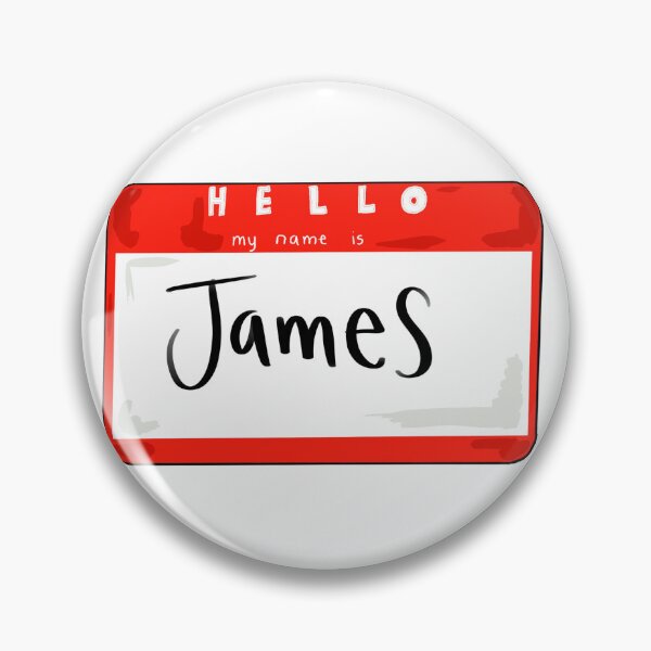 Item preview, Hello my name is James designed and sold by August Doodles.