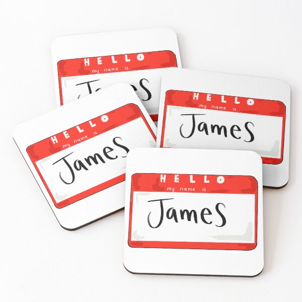 Item preview, Hello my name is James designed and sold by August Doodles.