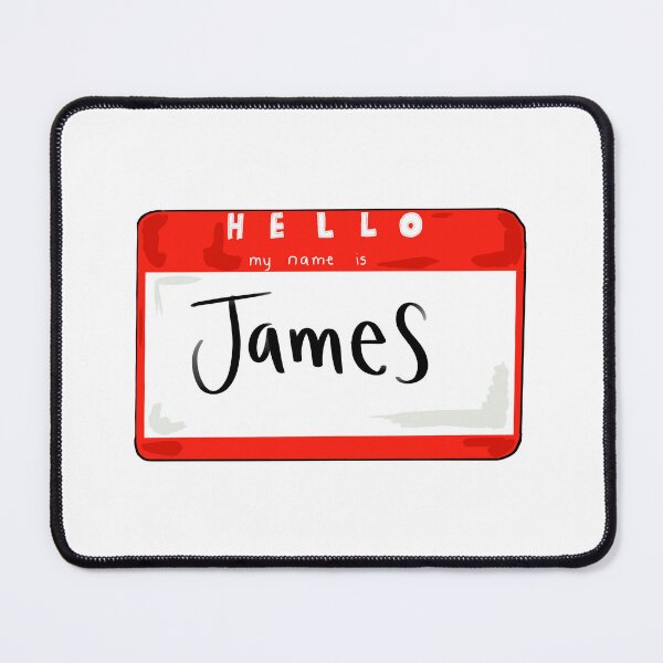 Item preview, Hello my name is James designed and sold by August Doodles.
