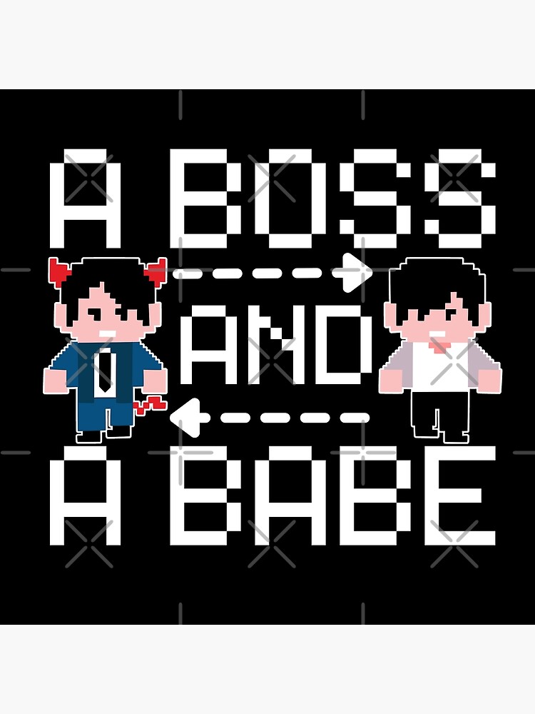 その他 A BOSS AND A BABE DVD BOXSET / ForceBook Forcebook A boss and a babe cute pixelated design