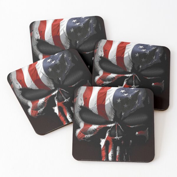 Item preview, Skull Face USA Flag designed and sold by raymo442.