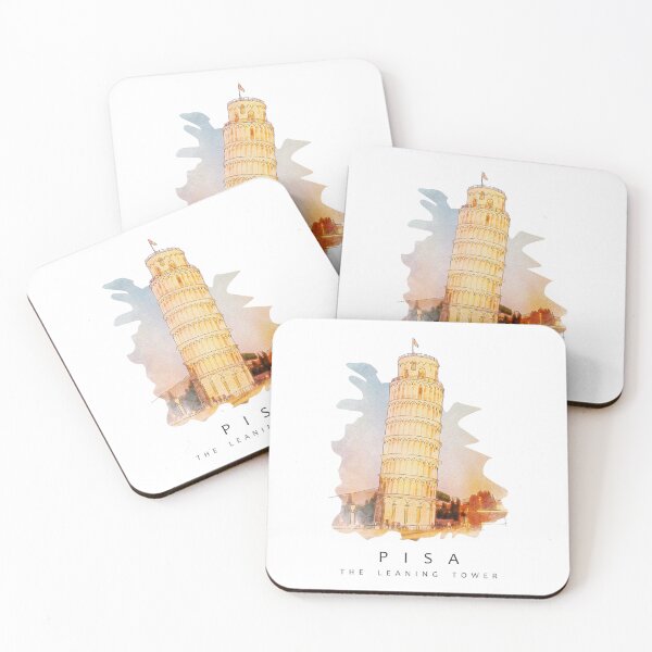 Item preview, Pisa: The Leaning Tower Watercolor Art designed and sold by ShubhankarK.