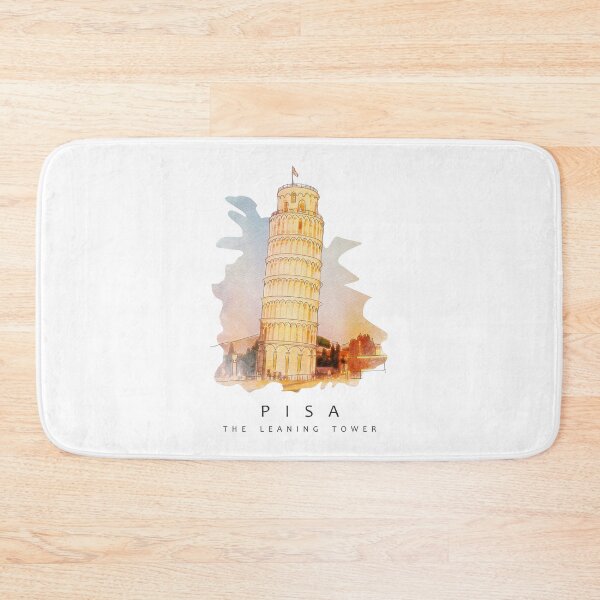 Item preview, Pisa: The Leaning Tower Watercolor Art designed and sold by ShubhankarK.