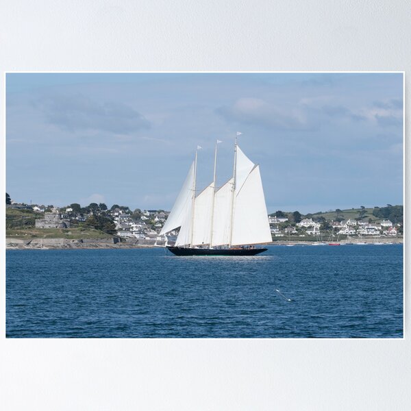 Item preview, Atlantic Schooner at St Mawes Castle designed and sold by Terri Waters Photography & Design.