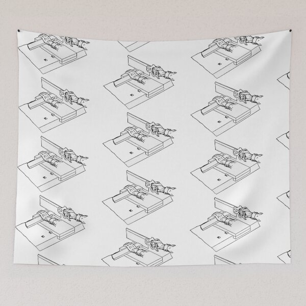 Item preview, Bench hook, vintage book illustration designed and sold by Salvatore Mars.
