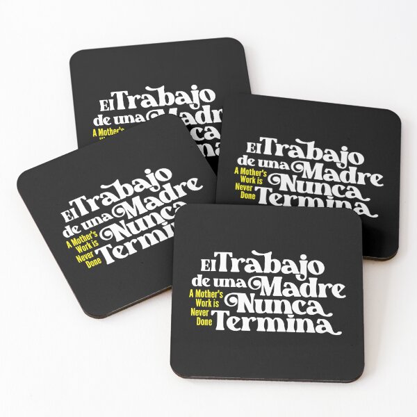 Item preview, Mother's Love Quote- A Mother's Work is Never Done (Spanish) designed and sold by Vector-Artist.