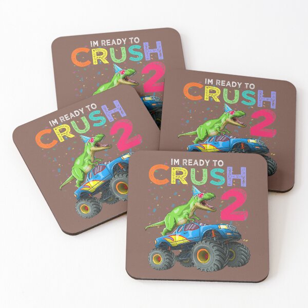 Item preview, Dinosaur T-Rex Monster Truck 2nd Birthday 2 yrs old Bday 	 	 designed and sold by cslchduqhkp11.