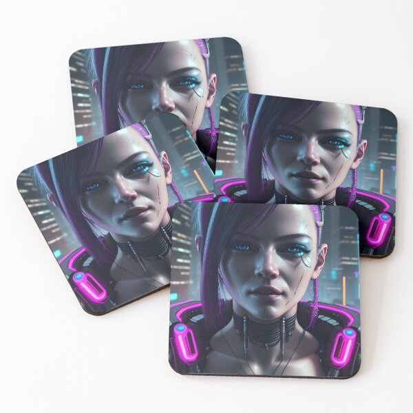 Item preview, Girl in style cyberpunk. Cyber warrior, anime Exposition number 19 designed and sold by Vegan-Cult.