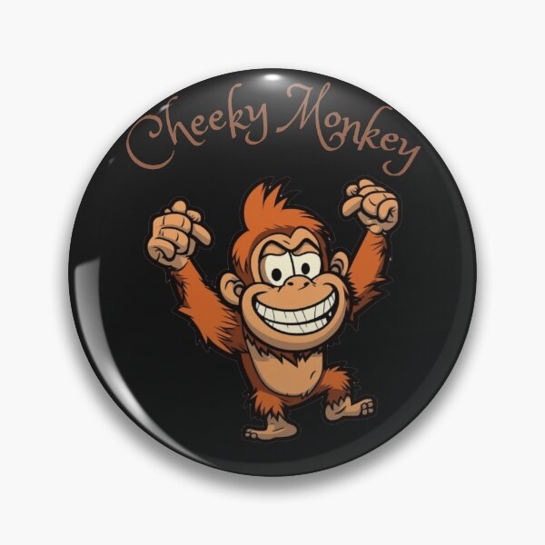 Item preview, Cheeky  Monkey for kids designed and sold by Ellimade.