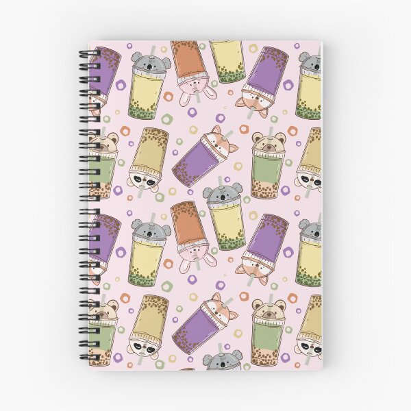 Item preview, Bubble  Tea Me Pattern designed and sold by dewdabbledesign.