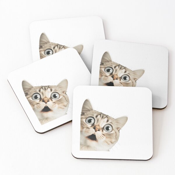 Item preview, Adorable Sneak Peek Startled Cat Watching, Feline Fun, Playful and Adorable Cat Illustration designed and sold by iCherryRed.