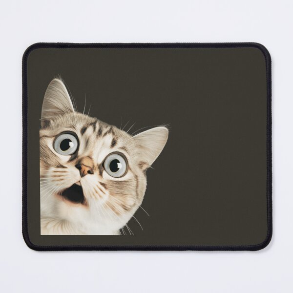 Item preview, Adorable Sneak Peek Startled Cat Watching, Feline Fun, Playful and Adorable Cat Illustration designed and sold by iCherryRed.
