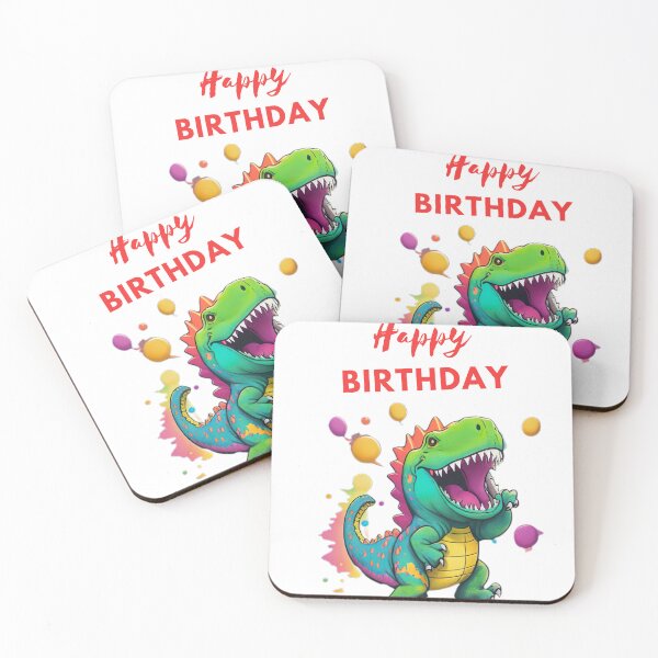 Item preview, happy birthday baby trex dinosaur  designed and sold by mptshirtdesign.
