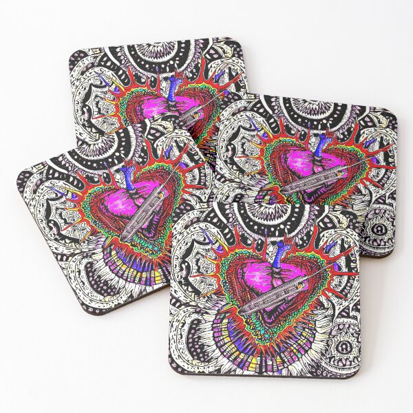 Aperçu de l'œuvre Beau coeur brisé créée et vendue par glittercuts.