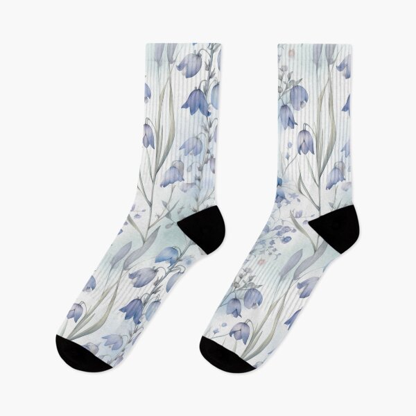 Item preview, Dainty Bluebells Delicate Floral Pattern designed and sold by sandy3105.