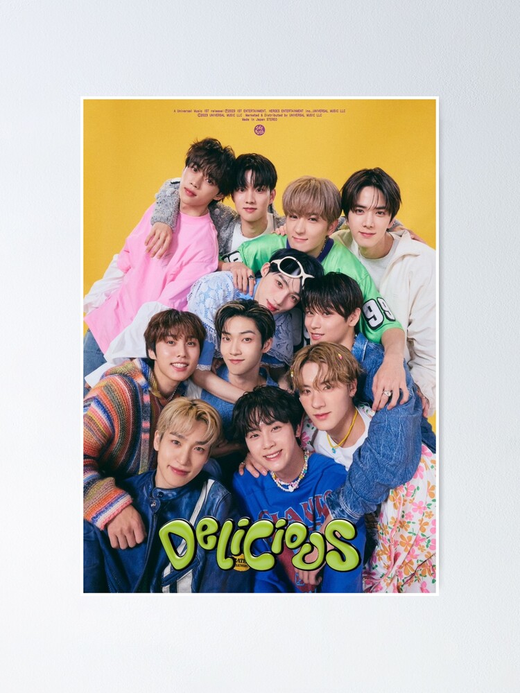 THE BOYZ DELICIOUS japanese comeback poster tbz kpop boy group | Poster