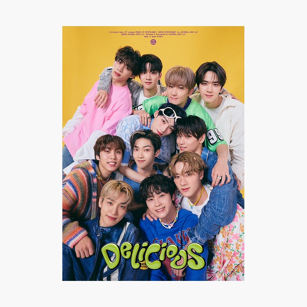 THE BOYZ DELICIOUS japanese comeback poster tbz kpop boy group
