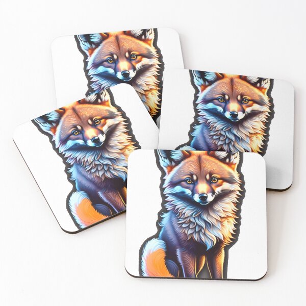 Item preview, Fluffy fox  designed and sold by LifeisStickers.