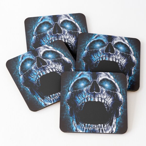 Item preview, Screaming Blue Skull designed and sold by raymo442.