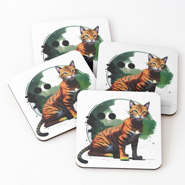Item preview, Spotalicious Bengal Beauty - Illustration Designs designed and sold by ColorfulArt-Ai.