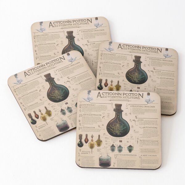 Item preview, Magic Potion Recipes designed and sold by omerrf.