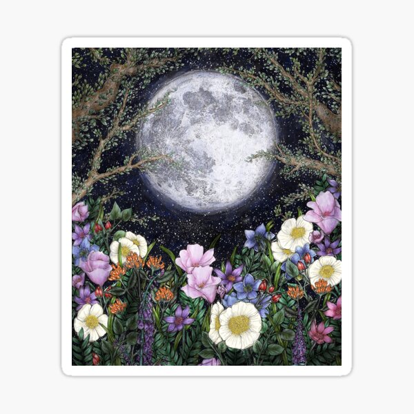 Midnight in the Garden II Sticker