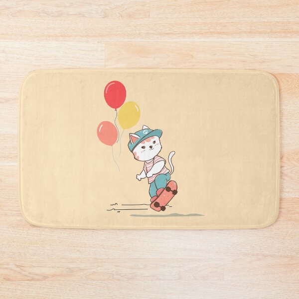 Item preview, Cat play skateboard designed and sold by tnwbank.