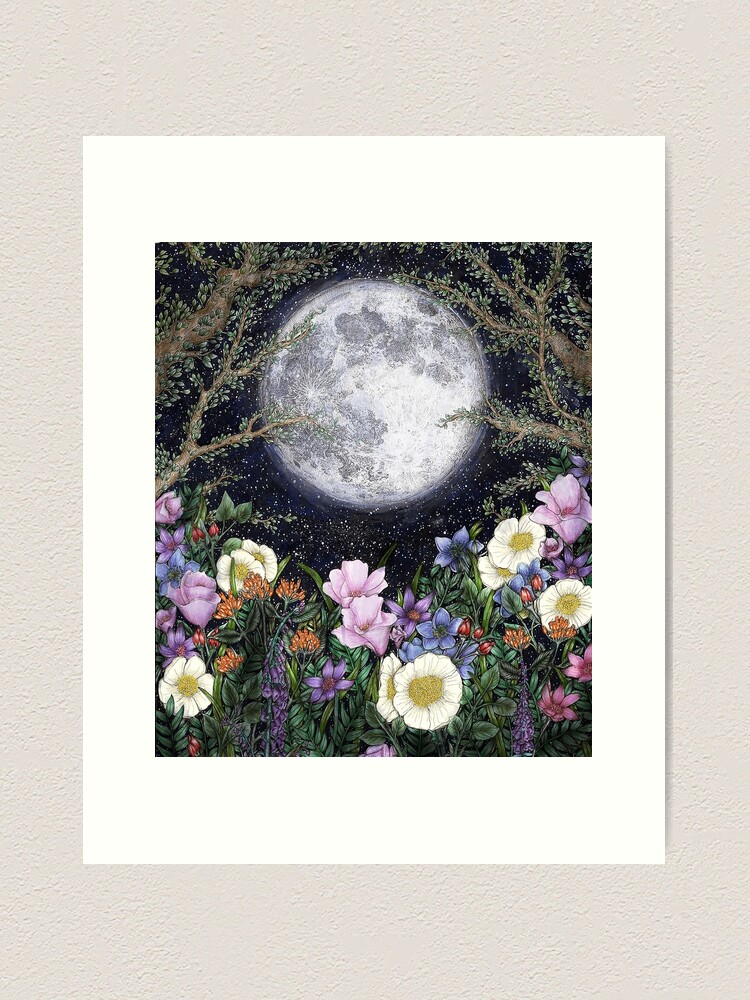 Alternate view of Midnight in the Garden II Art Print