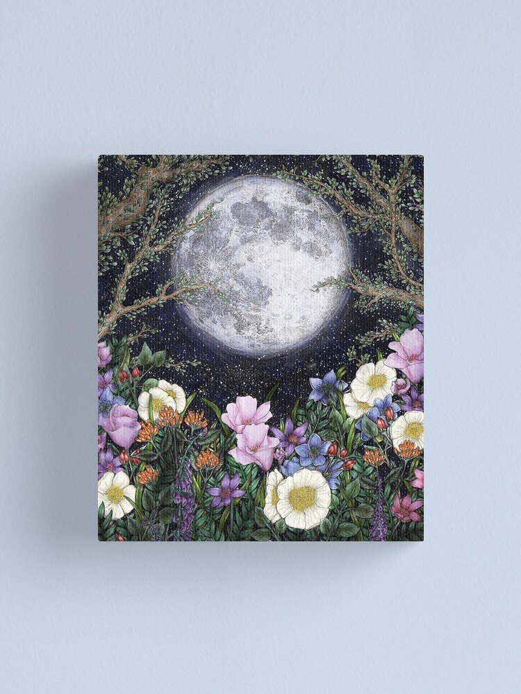Alternate view of Midnight in the Garden II Canvas Print