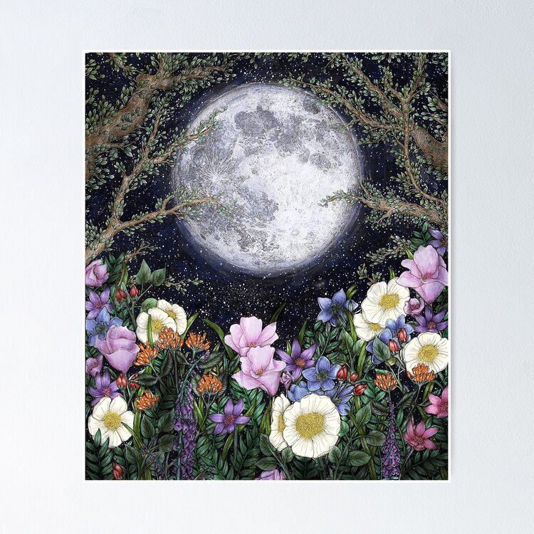 Midnight in the Garden II Tapestry