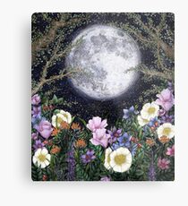 Midnight in the Garden II Metal Print