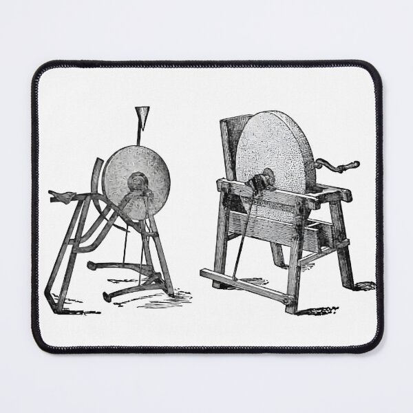 Item preview, Grindstones, vintage book illustration designed and sold by Salvatore Mars.