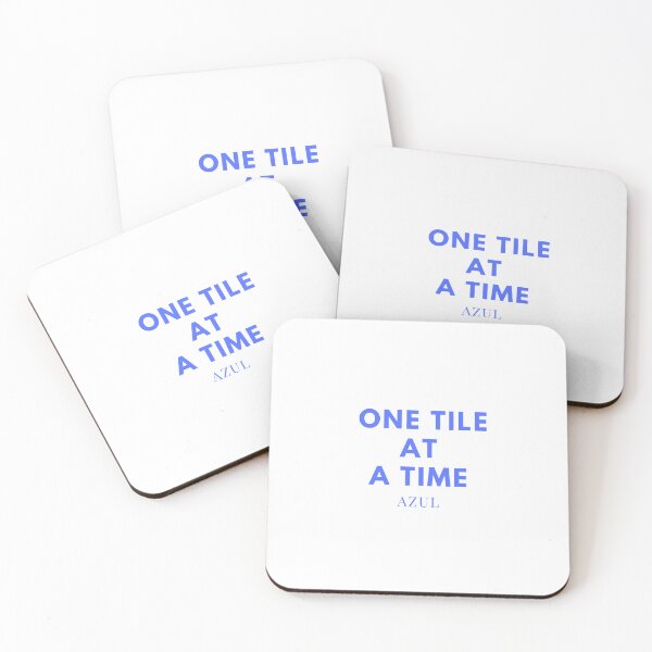 Item preview, ONE TILE AT A TIME - AZUL designed and sold by MurmuringShop.