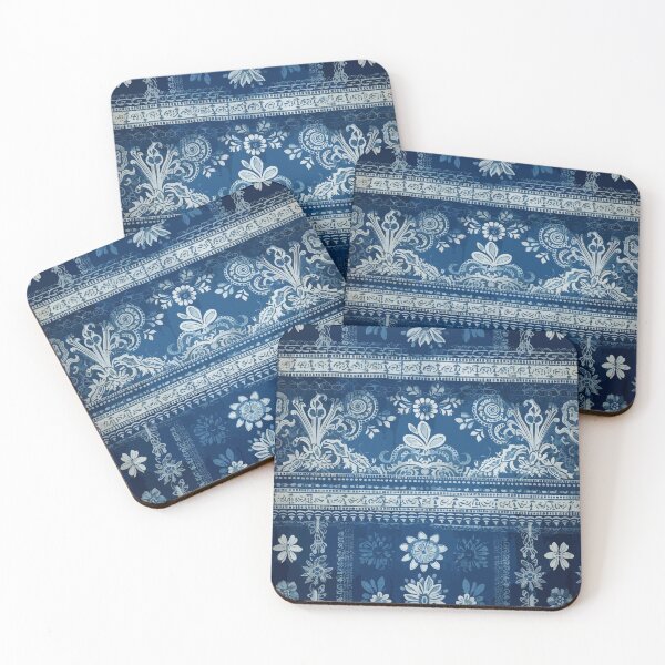 Item preview, Thai indigo fabric 004 designed and sold by Taninut-Shop.