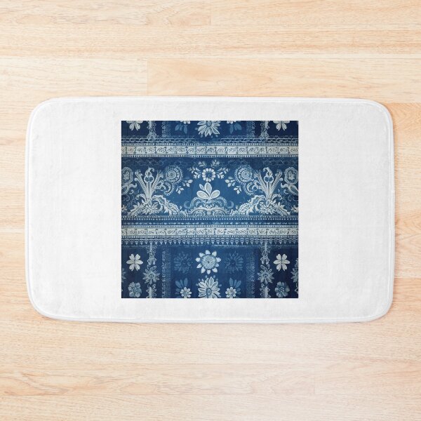 Item preview, Thai indigo fabric 004 designed and sold by Taninut-Shop.