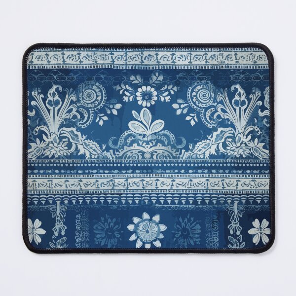 Item preview, Thai indigo fabric 004 designed and sold by Taninut-Shop.