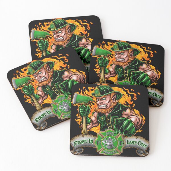 Item preview, Irish Fire Rescue Leprechaun designed and sold by raymo442.