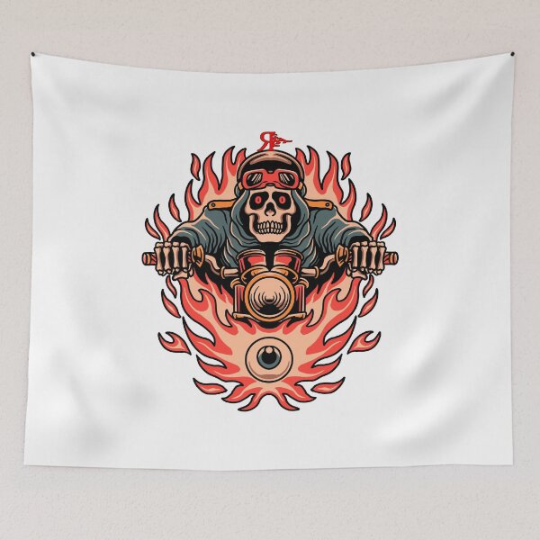 Aperçu de l'œuvre ROGUE EVIL TATTOO BIKER ART créée et vendue par Rogueclothes.