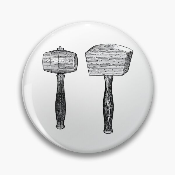 Item preview, Mallets, vintage book illustration designed and sold by Salvatore Mars.