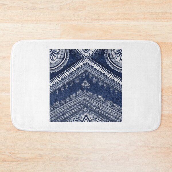 Item preview, Thai indigo fabric 005 designed and sold by Taninut-Shop.