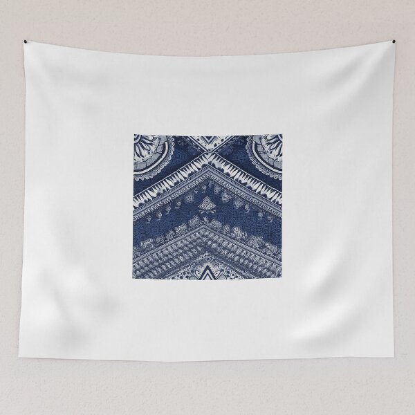 Item preview, Thai indigo fabric 005 designed and sold by Taninut-Shop.