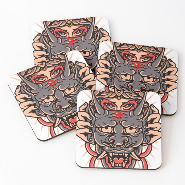 Item preview, ROGUE EVIL TATTOO MASK ART designed and sold by Rogueclothes.