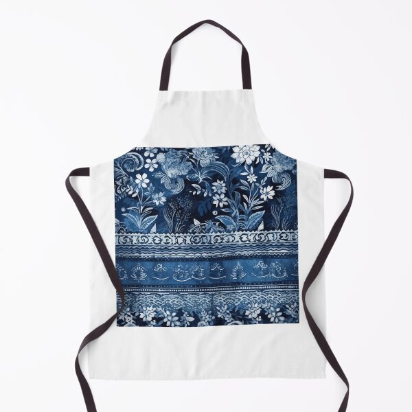 Item preview, Thai indigo fabric 006 designed and sold by Taninut-Shop.