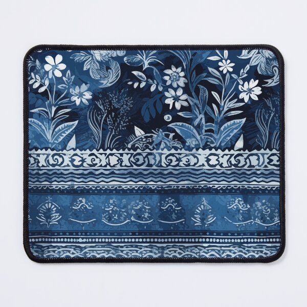 Item preview, Thai indigo fabric 006 designed and sold by Taninut-Shop.