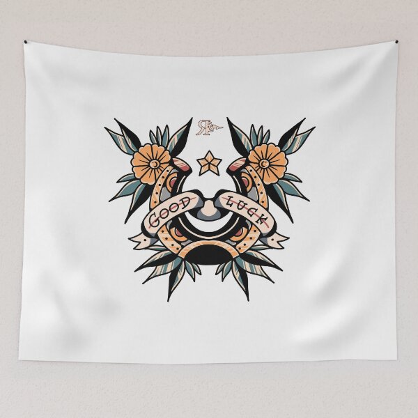 Item preview, ROGUE GOOD LUCK TATTOO ART designed and sold by Rogueclothes.