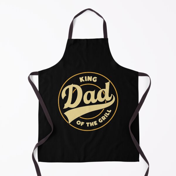 Item preview, DAD king of the grill dad jokes funny fathers day papa pops birthday designed and sold by w1ckerman.