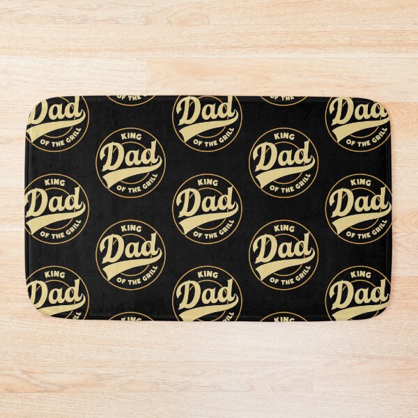 Item preview, DAD king of the grill dad jokes funny fathers day papa pops birthday designed and sold by w1ckerman.